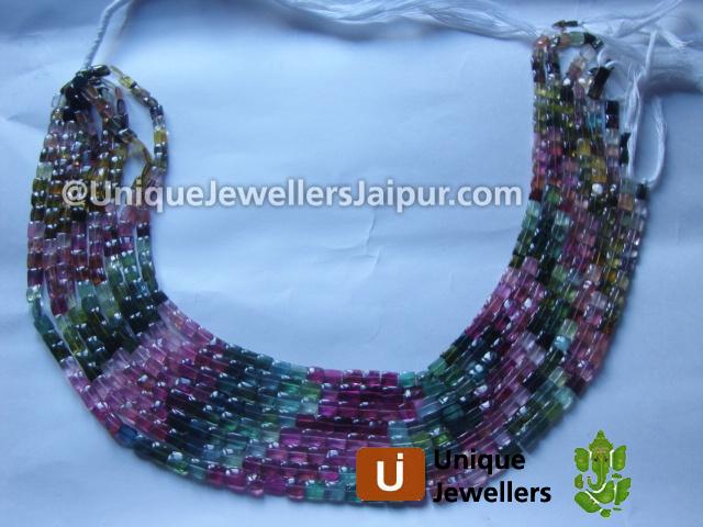 Tourmaline Plain Chicklet Beads